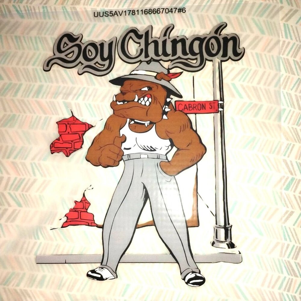 Vintage "Soy Chingon" - IRON ON TRANSFER - Heat Transfer Patch - Rare